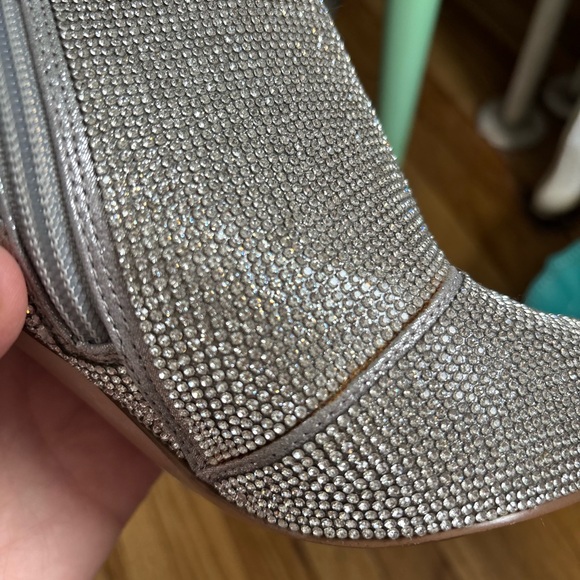 Silver Rhinestone Booties - Picture 10 of 11